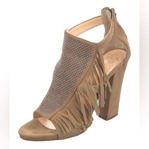 Giuseppe zanotti suede heels 38